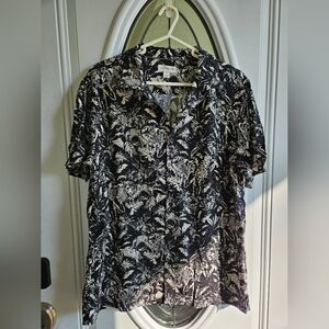 Sun + Stone Black and White Men's Shirt
